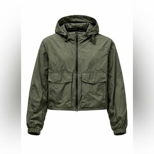 Marc O’Polo Olive Green Cropped Utility Jacket Size 36 (size small)